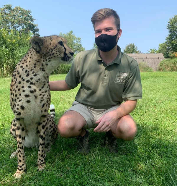 Dillon Hall with Cheetah