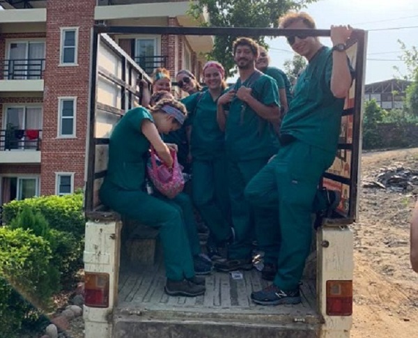 Nurses in Truck